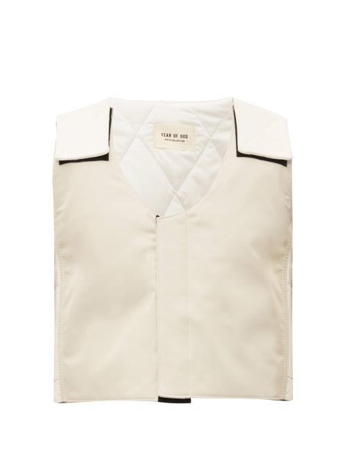 Matchesfashion.com Fear Of God - Bull Rider Short Vest - Mens - Ivory