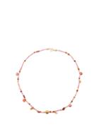 Matchesfashion.com Katerina Makriyianni - Garnet And Gold-vermeil Beaded Necklace - Womens - Red Gold