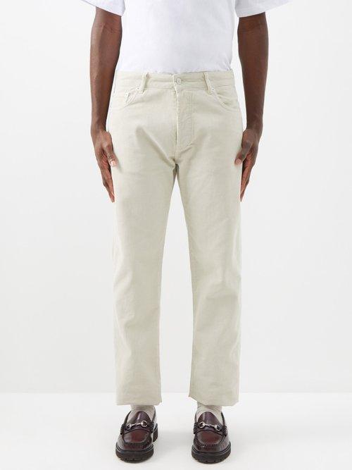Officine Gnrale - James Corduroy Straight-leg Trousers - Mens - Beige