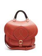 Maison Margiela Slide Woven-handle Leather Shoulder Bag