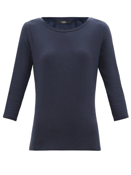 Weekend Max Mara - Multia T-shirt - Womens - Navy