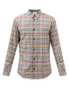 Gabriela Hearst - Quevedo Whip-stitched Check Cotton-twill Shirt - Mens - Multi