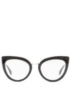 Matchesfashion.com Fendi - Cat Eye Acetate Glasses - Womens - Black