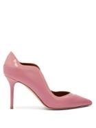 Malone Souliers Penelope Patent Leather-trimmed Pumps