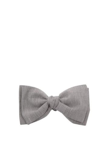 Matchesfashion.com Comme Les Loups - Wolfgang Cotton Bow Tie - Mens - Grey
