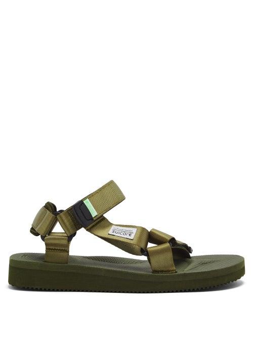 Matchesfashion.com Suicoke - Depa-cab Velcro-strap Sandals - Womens - Khaki