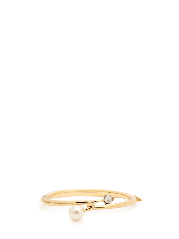 Chloé Monroe Faux-pearl And Crystal Cuff