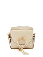 Matchesfashion.com See By Chlo - Joan Square Mini Leather Cross-body Bag - Womens - Beige