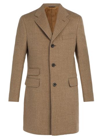 Thom Sweeney Single-breasted Wool Coat