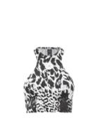 Matchesfashion.com Adidas By Stella Mccartney - Truepurpose Leopard-print Bikini Top - Womens - Animal