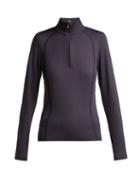 Matchesfashion.com Bogner - Madita Half Zip Mid Layer Top - Womens - Navy