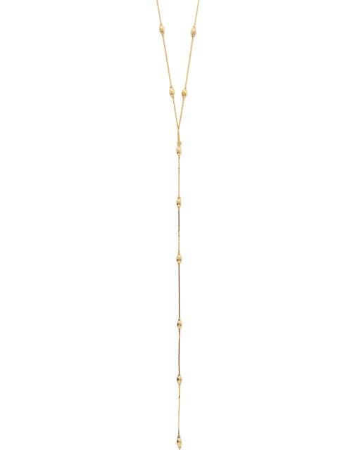 Matchesfashion.com Anissa Kermiche - Beaded Gold Plated Necklace - Womens - Gold