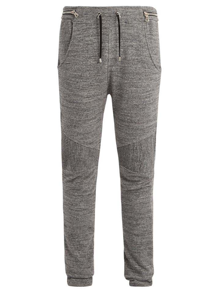 Balmain Slim-leg Biker Track Pants