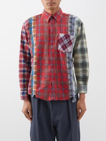 Needles - Patchwork Cotton-flannel Shirt - Mens - Multi