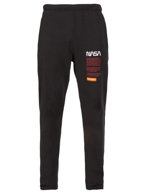 Matchesfashion.com Heron Preston - Nasa Print Track Pants - Mens - Black Multi