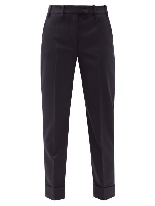Matchesfashion.com Cefinn - Clement Slim-leg Trousers - Womens - Navy