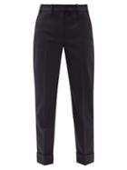 Matchesfashion.com Cefinn - Clement Slim-leg Trousers - Womens - Navy
