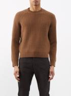 Nili Lotan - Caleb Rib-knit Cashmere Sweater - Mens - Brown