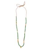 Matchesfashion.com Musa By Bobbie - Diamond, Citrine, Opal & 14kt Gold Charm Necklace - Womens - Green