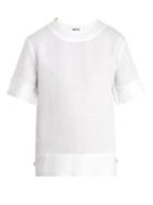 Hecho Fringed Linen T-shirt