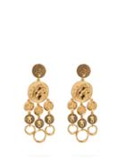 Matchesfashion.com Chlo - Emoji Femininities Chandelier Drop Earrings - Womens - Gold