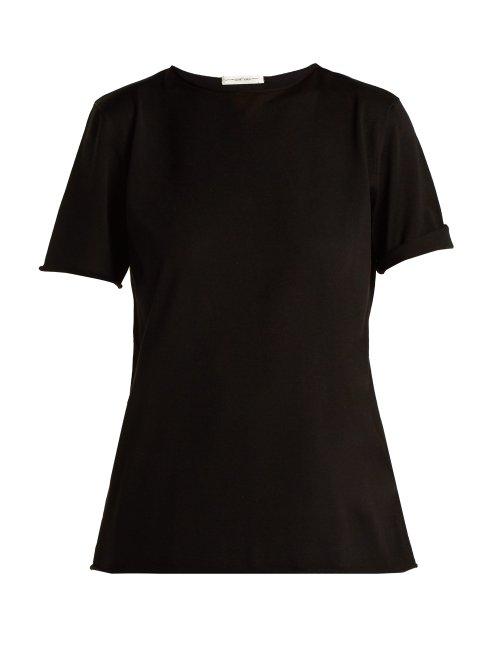 Matchesfashion.com The Row - Laneige Silk Top - Womens - Black