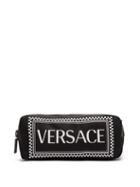 Matchesfashion.com Versace - Logo Print Belt Bag - Womens - Black Multi