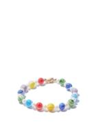 Mens Jewellery Liou - Jemmy Millefiori Glass & Gold-filled Bracelet - Mens - Multi
