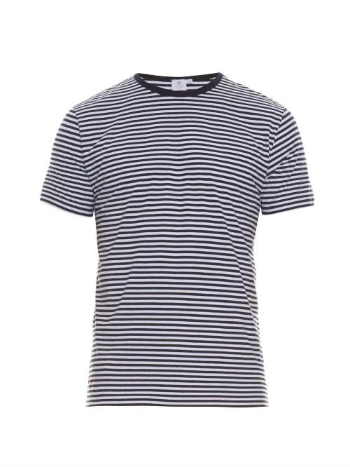 Sunspel Striped Cotton T-shirt