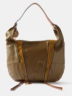 See By Chlo - Indra Moon Medium Leather Shoulder Bag - Womens - Khaki