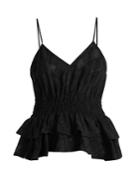 Caroline Constas Tiered V-neck Top