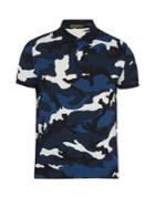 Valentino Camouflage-print Cotton-piqu Polo Shirt