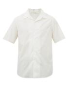 The Row - Giuseppe Short-sleeved Cotton-poplin Shirt - Mens - Cream