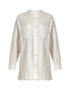 Loup Charmant Hafia Band-collar Cotton Shirt