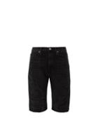 Matchesfashion.com Frame - Le Vintage Denim Shorts - Womens - Dark Grey
