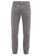 Matchesfashion.com Dunhill - Slim-leg Selvedge-denim Jeans - Mens - Grey