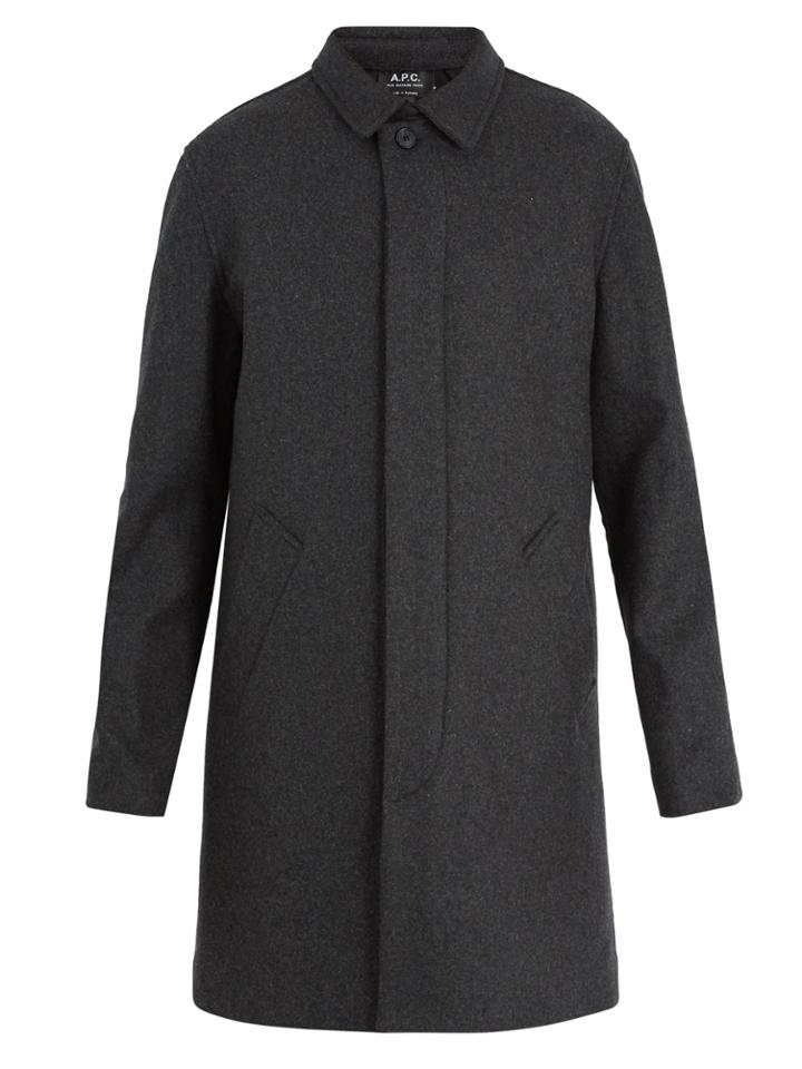 A.p.c. Mac New England Wool-blend Coat