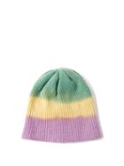 The Elder Statesman - Watchman Dip-dye Ribbed-cashmere Beanie - Womens - Multi