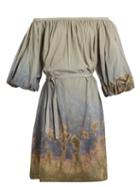 Rachel Comey Solin Off-the-shoulder Cotton-voile Dress