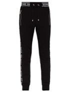 Matchesfashion.com Balmain - Elasticated Logo Sweatpants - Mens - Black
