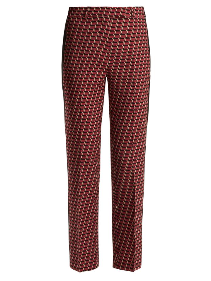 Etro Violante Slim-leg Stretch-wool Trousers