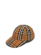 Matchesfashion.com Burberry - Vintage Check Cotton Baseball Cap - Womens - Camel