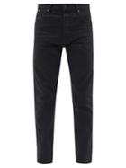 Tom Ford - Selvedge Tapered-leg Jeans - Mens - Black