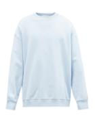 Matchesfashion.com Givenchy - Refracted Logo-embroidered Cotton Sweatshirt - Mens - Blue