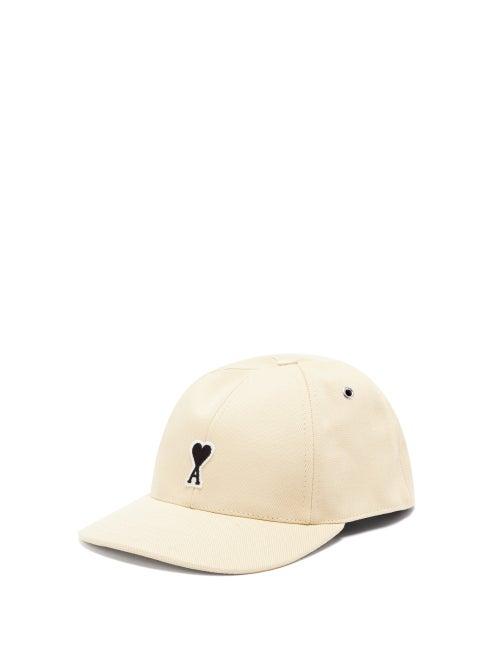 Matchesfashion.com Ami - Ami De Coeur Cotton-twill Cap - Mens - Beige