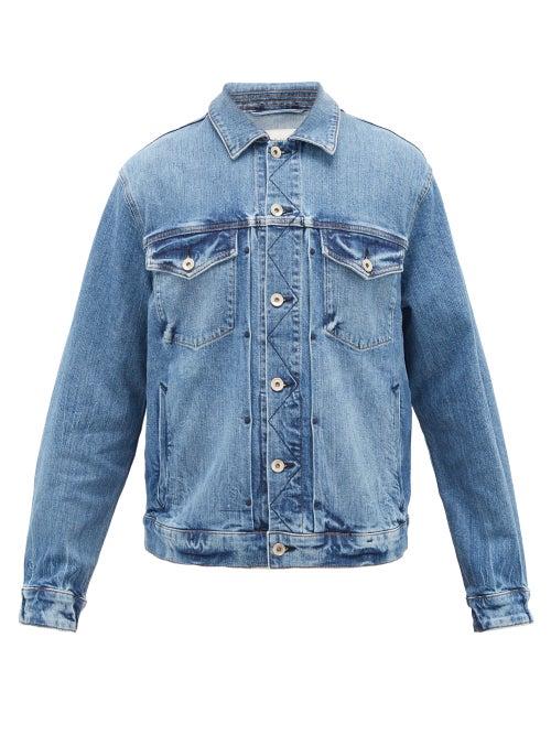 Matchesfashion.com Rag & Bone - Definitive Stretch-denim Trucker Jacket - Mens - Blue