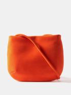 The Row - Romy Suede Cross-body Bag - Womens - Orange