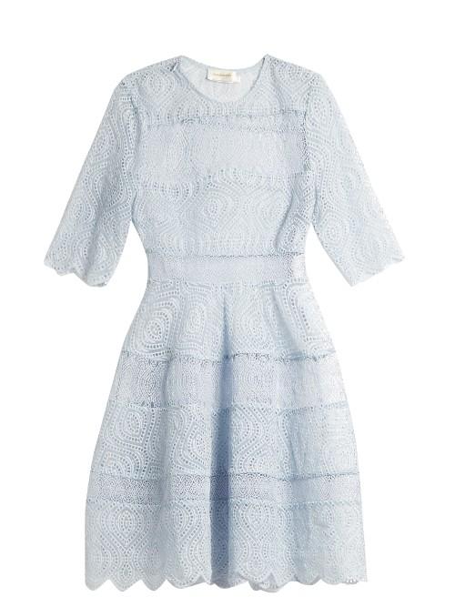 Zimmermann Adorn Broderie-anglaise Organza Mini Dress