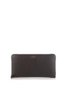 Matchesfashion.com Smythson - Panama Leather Travel Wallet - Mens - Black