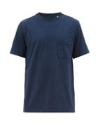 Matchesfashion.com Albam - Workwear Cotton-jersey T-shirt - Mens - Navy